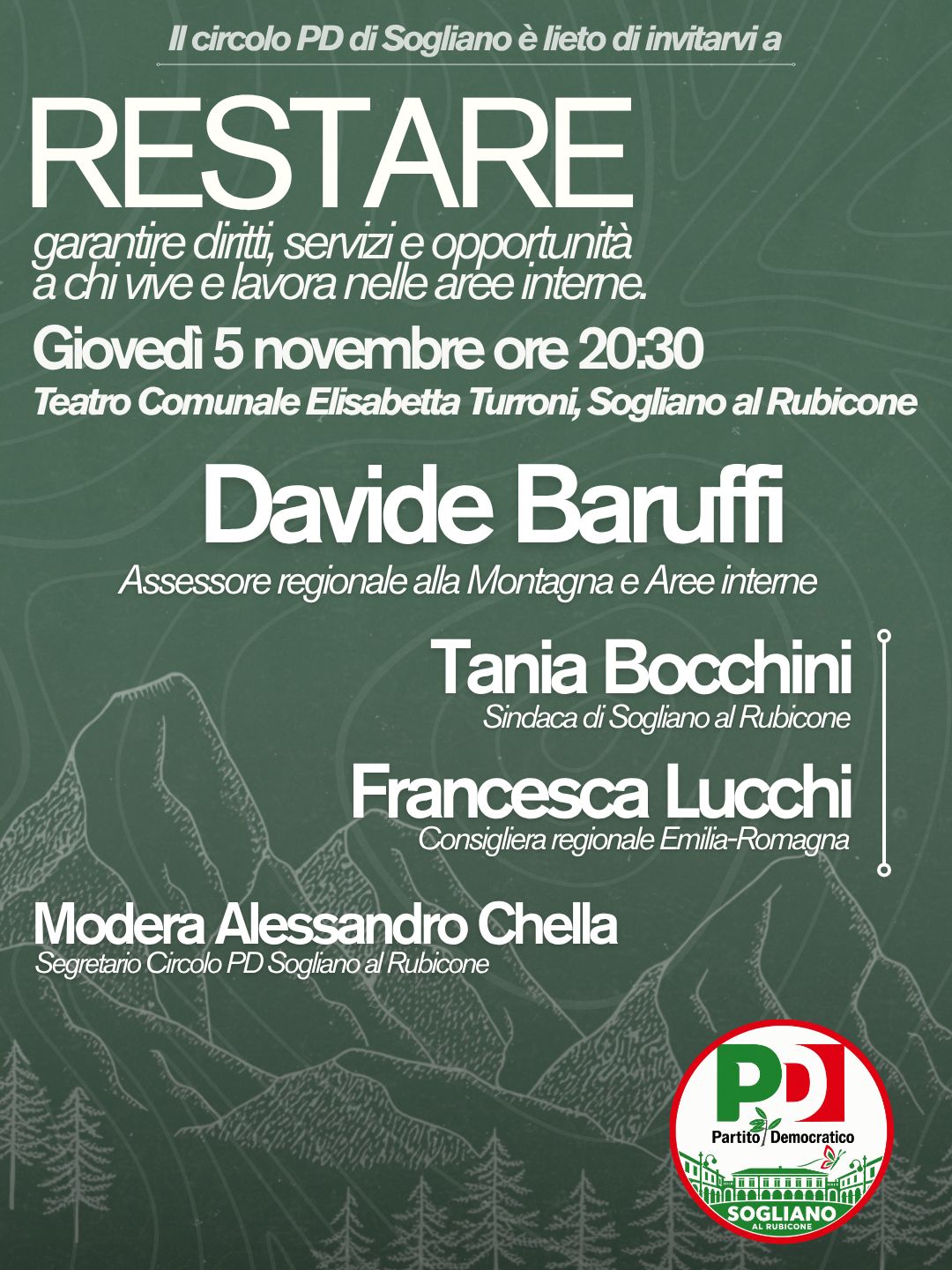 RESTARE: garantire diritti, servizi e opportunità a chi vive e lavora nelle aree interne